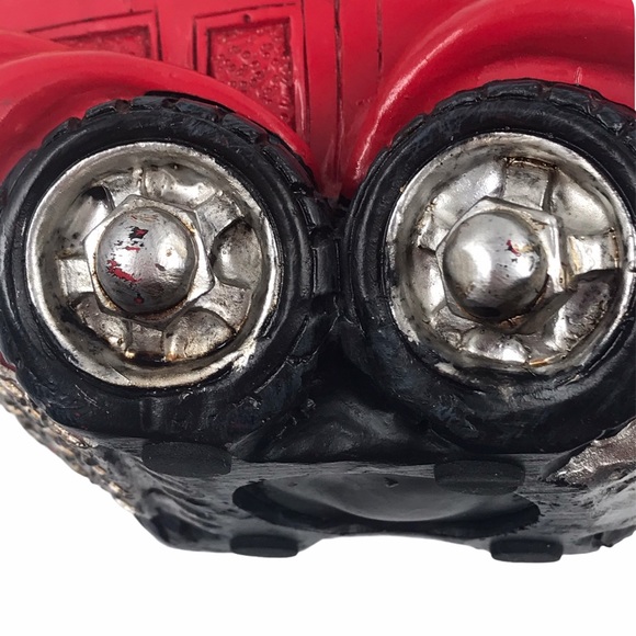 Volunteer Fire Dept Fire Engine Coin Bank - Picture 11 of 11